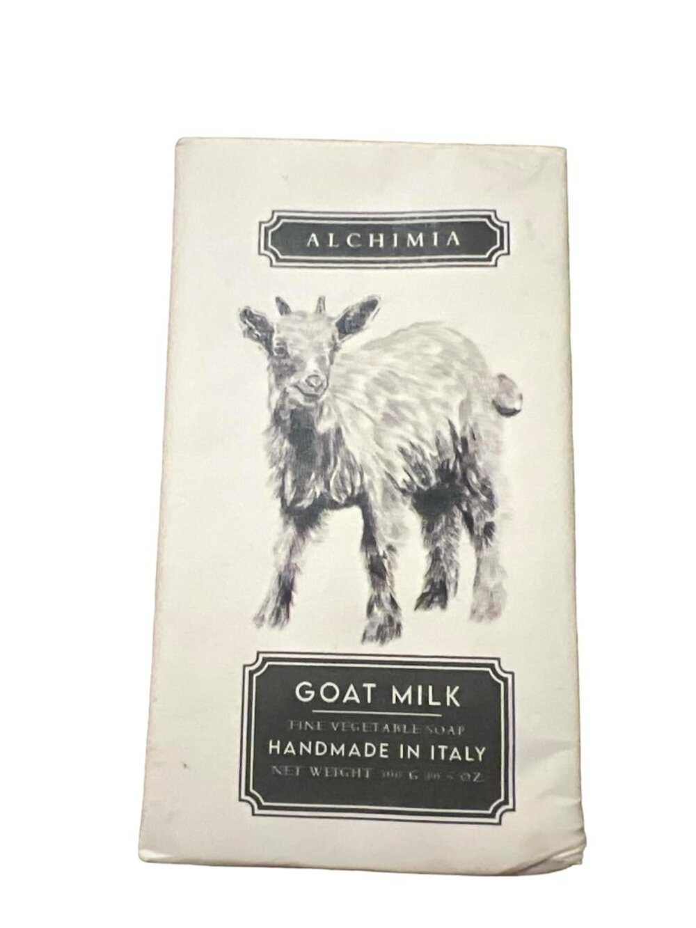 Alchimia Goat Milk Vegetable Handmade Italian Soap Bar With Decorative Paper Wra